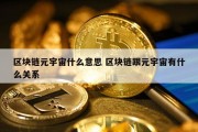 区块链元宇宙什么意思 区块链跟元宇宙有什么关系