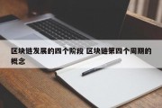 区块链发展的四个阶段 区块链第四个周期的概念